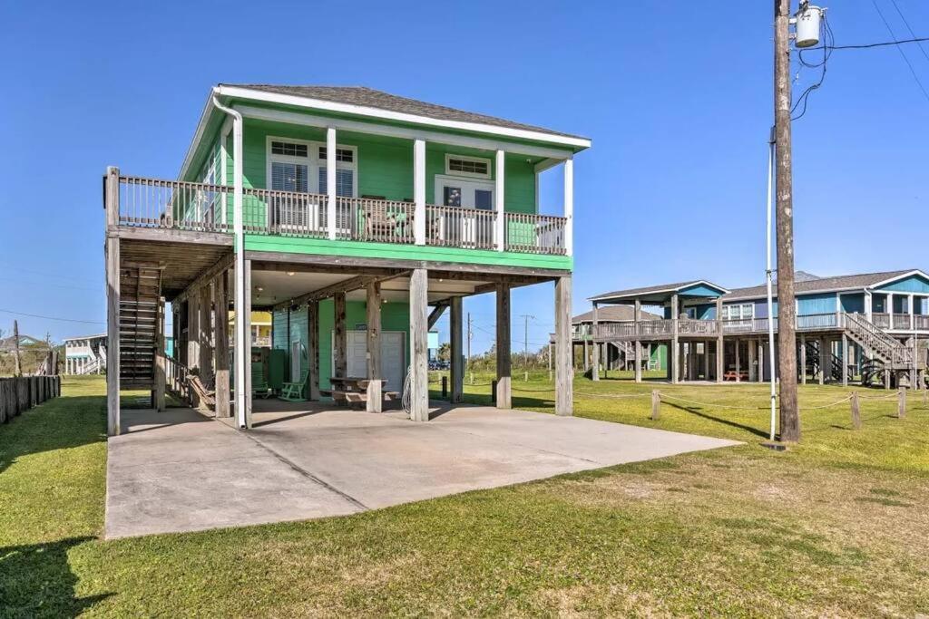 Coastal Heaven - Crystal Beach Relaxing Beach Home Bolivar Peninsula Екстер'єр фото